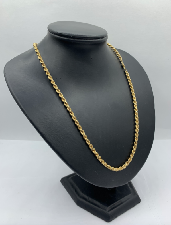 22 Inch 10K Yellow Gold Quint Rope Chains Gold Star Jewellers