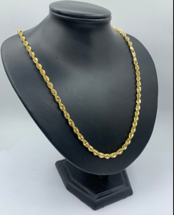 24 Inch 10K Diamond Cut Quint Rope Chain Gold Star Jewellers Bonnie